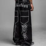 Extra Wide Skeleton Wings Denim