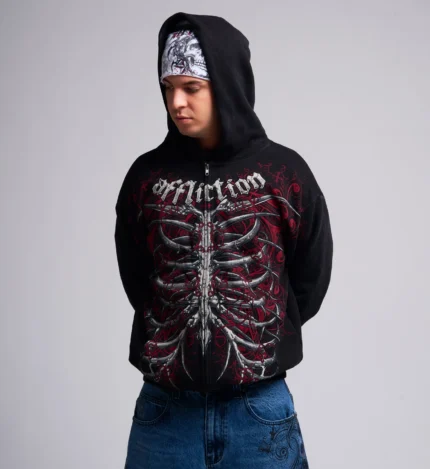 South Arcade Bone Zip Hood